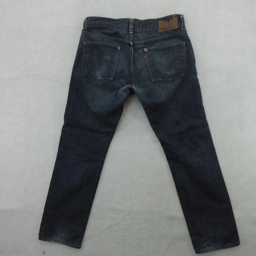 Levis 511 Jeans Mens 36x30 Blue Medium Wash Skinny Fit Denim Cotton Casual Pants